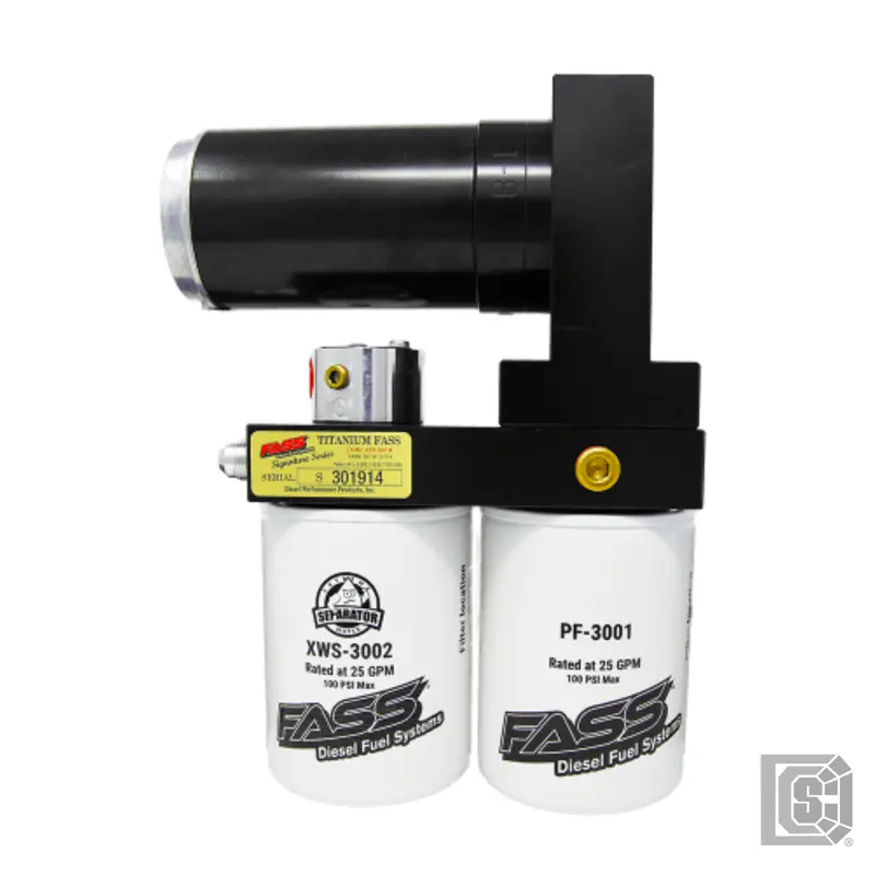 Fass - Titanium Signature Series Diesel Fuel System 165Gph (5-7 Psi) 1992-2000 Gm 6.5L Turbo Diesel, 600-1,000Hp - Tsc08165g 1