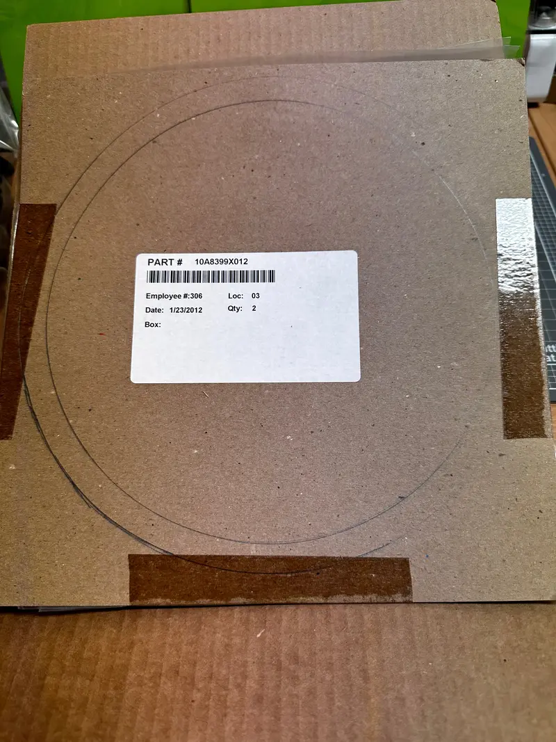 Fisher 10A8399x012 Gasket, Coated Ptfe 1