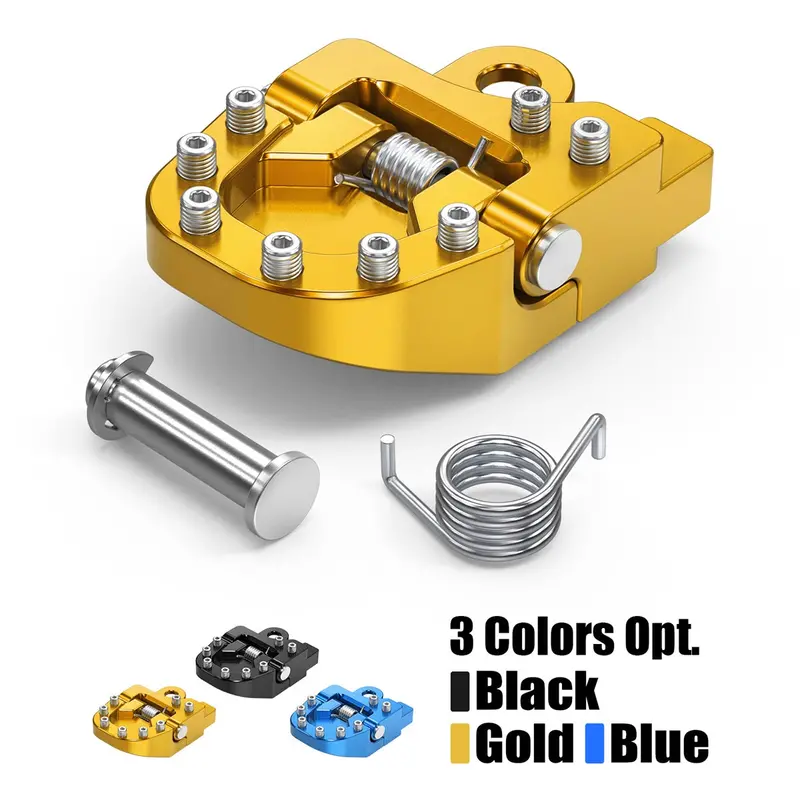 Folding Brake Pedal Lever Extension Plate Tip Pad For Suzuki Drz400e / S / Sm 1