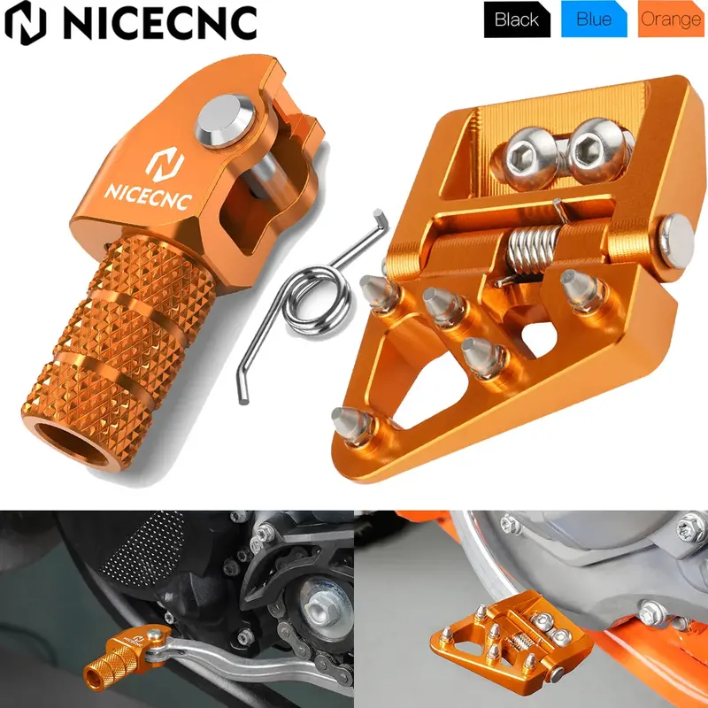Folding Brake Pedal Tip For Ktm 350 500 Excf/Tpi/6D 2017-2024 2