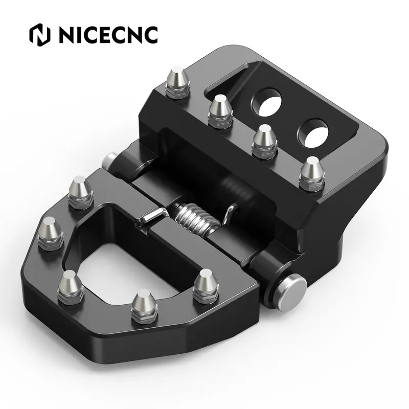 Folding Dual Control Stepped Brake Pedal Plate Tip For Ktm 350 500 Exc-F 2017-2024 3