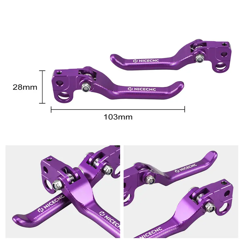 Folding Front Rear Brake Levers For Surron Light Bee X/ S/ L1e Segway X160 X260 6