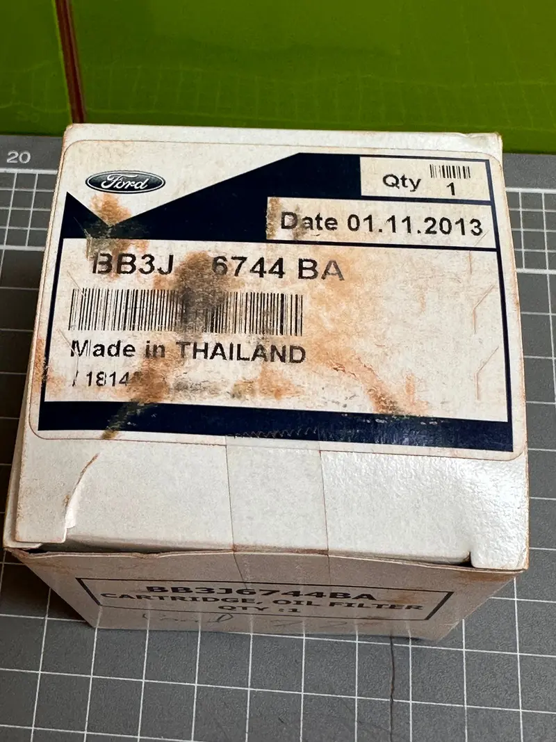 Ford Bb3j6744ba Oil Filter Cartridge 1