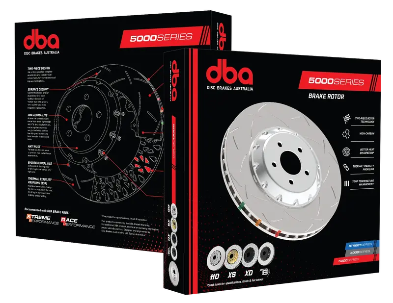 Ford Mustang 5.0 V8 Dba 5000 Series 2 Piece Slotted Rotors 1