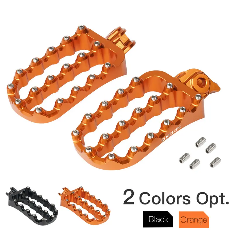 Forged Enlarged Wide Foot Pegs Pedals For Ktm 390 Adventure 2020-2024 1