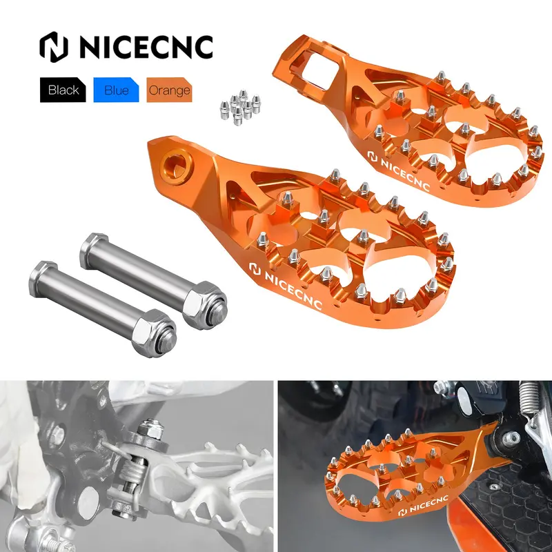 Forged Foot Pegs For Ktm 2023-2024 Xc/Xcf/Sx/Sxf 125-500 Husqvarna Fc/Tc/Fx/Tx 125-501 4