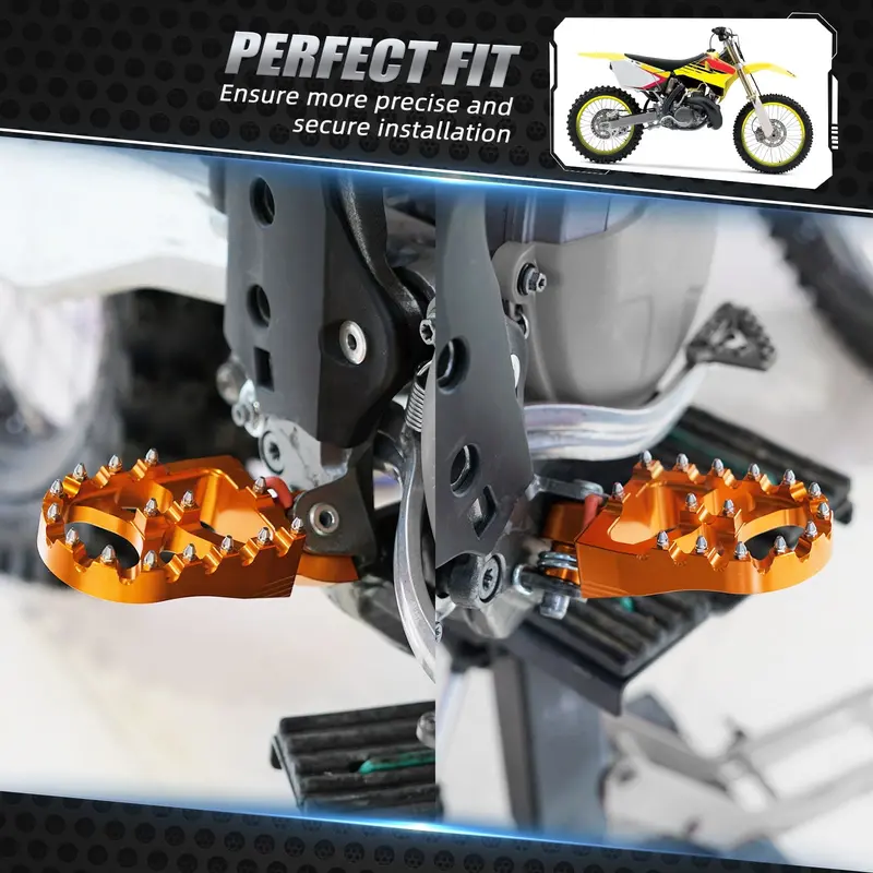 Forged Foot Pegs Rests Pedals For Ktm 350 500 Exc-F 1998-2016 2
