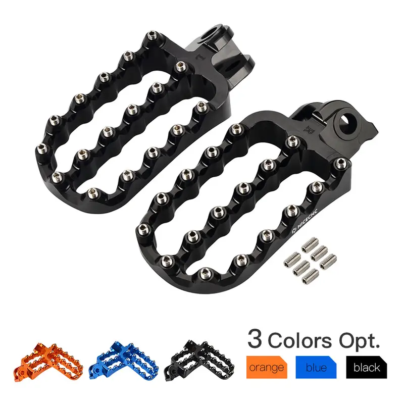 Forged Wide Foot Pegs Footrest Pedals For Gas Gas 700 Es Sm 2022-2025 1