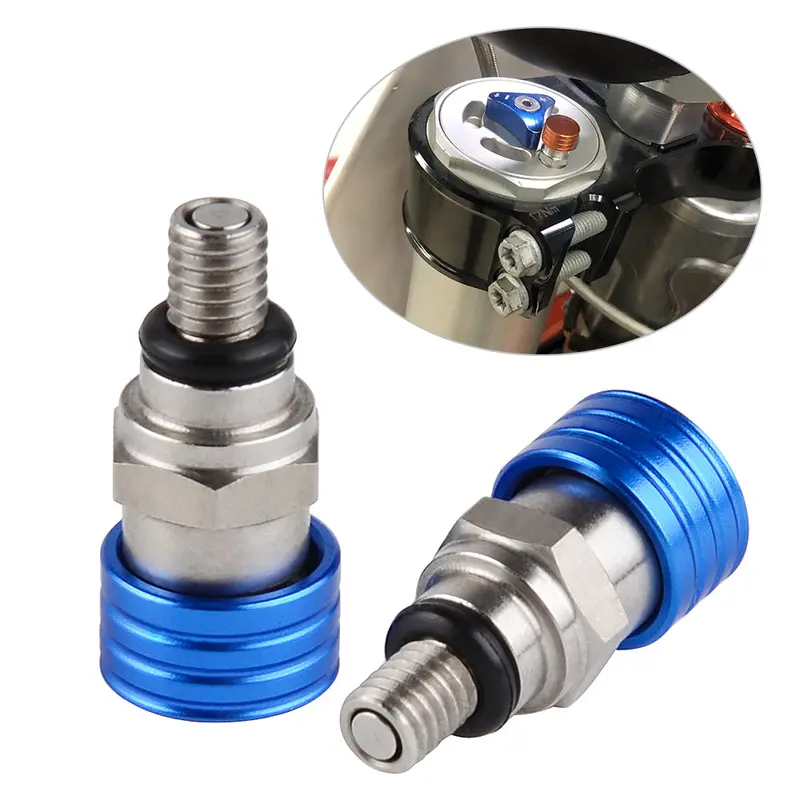 Fork Air Pressure Bleeder Valves M5x0.8 For Yamaha Wr450f Honda Crf250x Suzuki Drz400sm 1