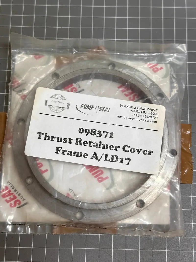 Frame A/Ld17 Thrust Retrainer Cover 1