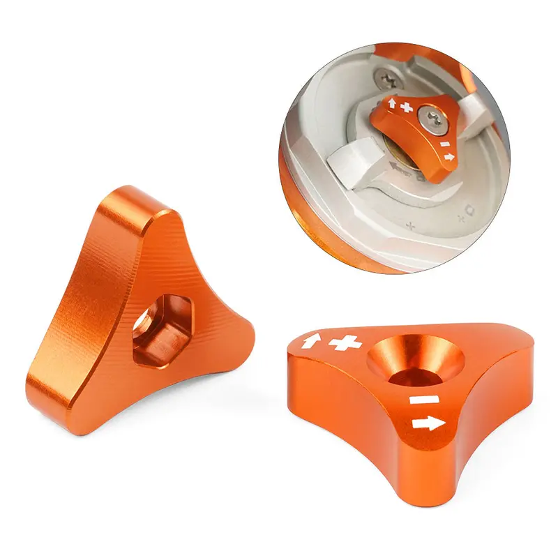 Front 48Mm Fork Shock Absorber Adjusters Knob Bolts For Ktm Husqvarna Beta 1