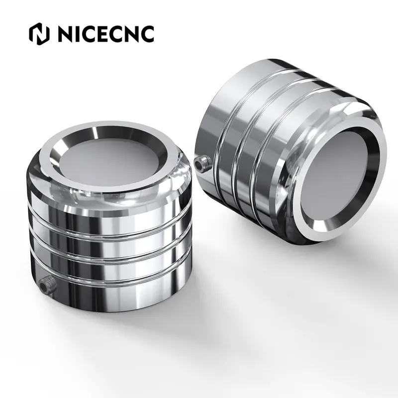 Front Axle Nut Covers Caps For Harley Sportster 1200 48 72 Xl Iron 883 Roadster 5