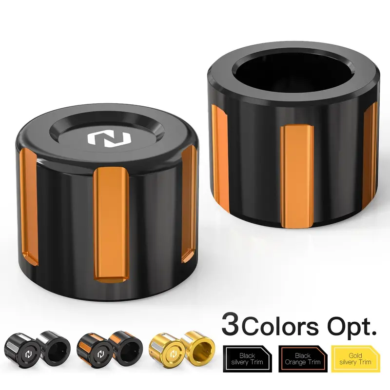 Front Axle Nut Covers Caps For Harley Sportster 1200 72 48 Xl Iron 883 Xl883n 1