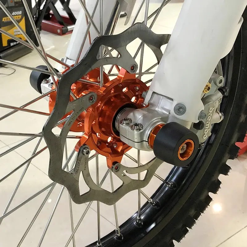 Front Axle Slider Crash Pads For Ktm 125-500 Husqvarna 4