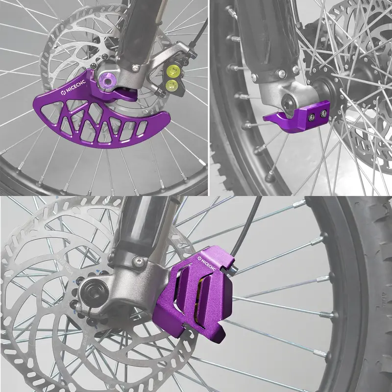 Front Brake Caliper Guard & Disc Guard For Surron Light Bee Segway X160 X260 2