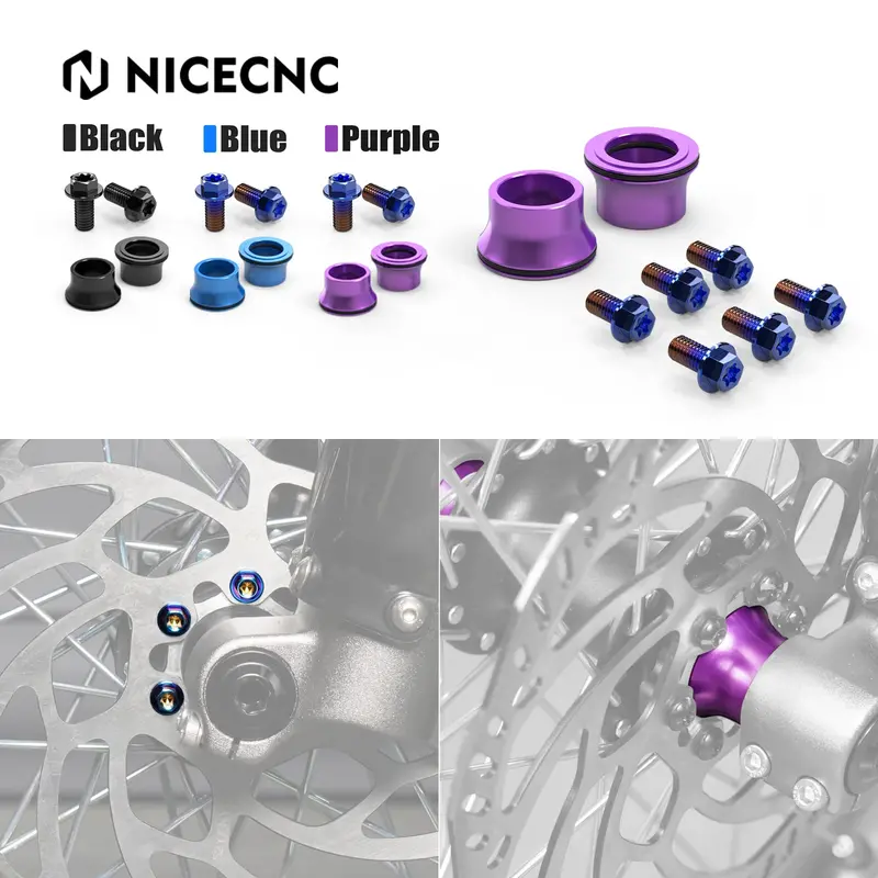 Front Brake Disc Pad Screws & Wheel Spacers For Surron Light Bee X/ S/ L1e Segway X160 X260 2