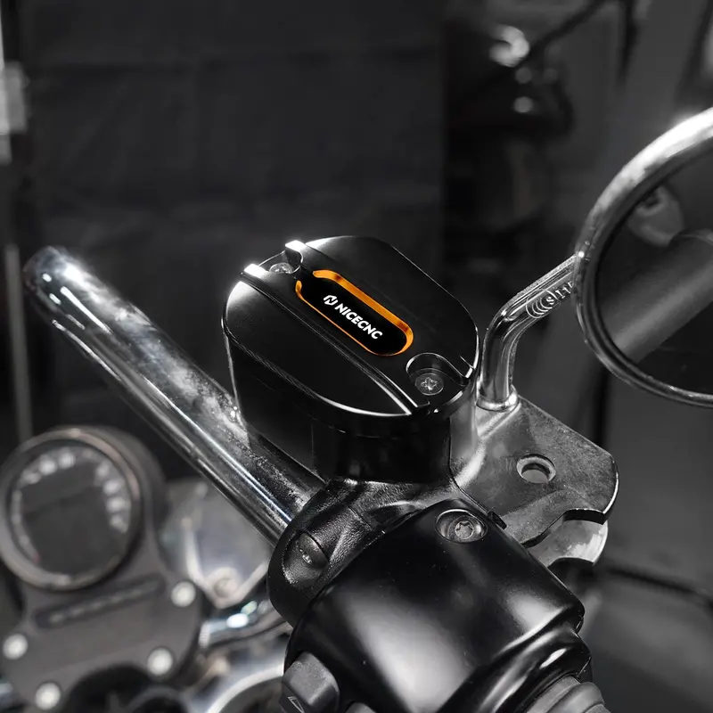 Front Brake Reservoir Master Cylinder Cover Cap For Harley Sportster 1200 883 48 72 Xl 2