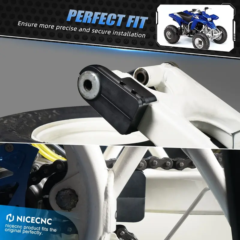 Front Chain Guide Slider Swingarm Guard For Yamaha Banshee Raptor Warrior 350 2