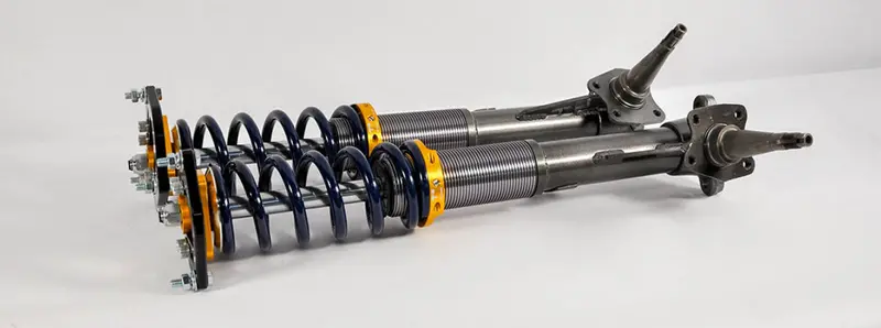 Front Coilover Conversion For Kp61 Starlet With Stock Kp61 Strut Casings 1