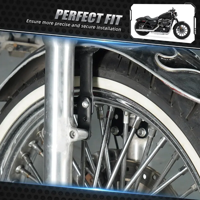 Front Fender Riser Lift Bracket Kit For Harley Sportster 1200 72 48 Xl Iron 883 Xl883n 2