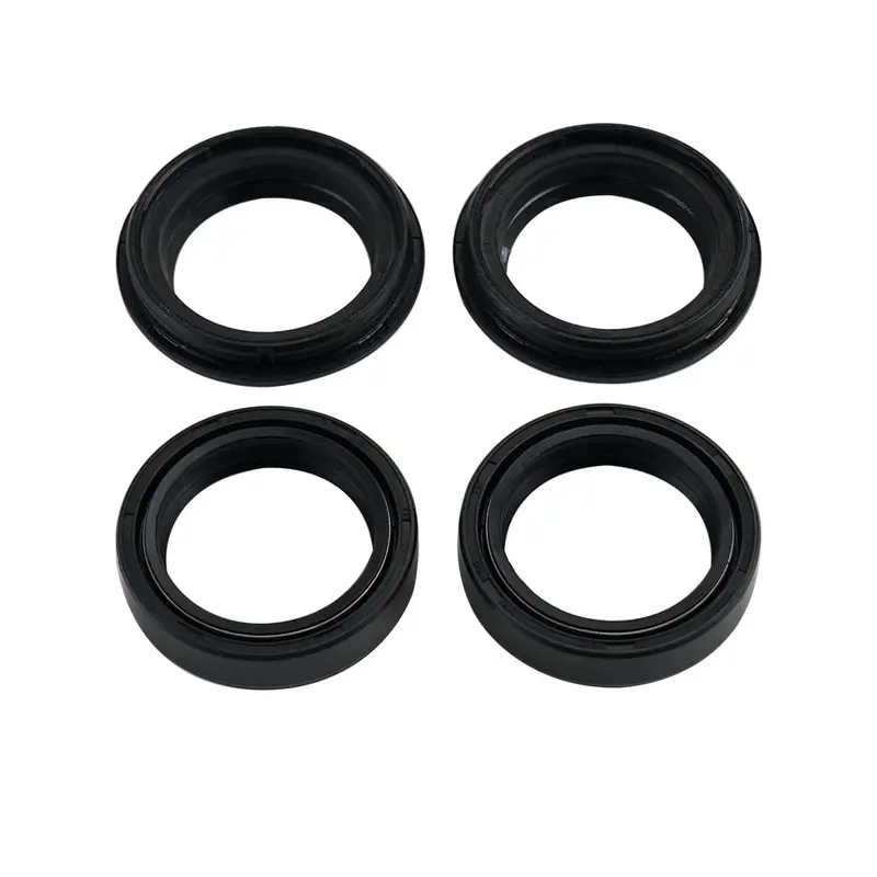 Front Fork Oil Seals Dust Seal Kit For Honda Kawasaki Suzuki Yamaha 2