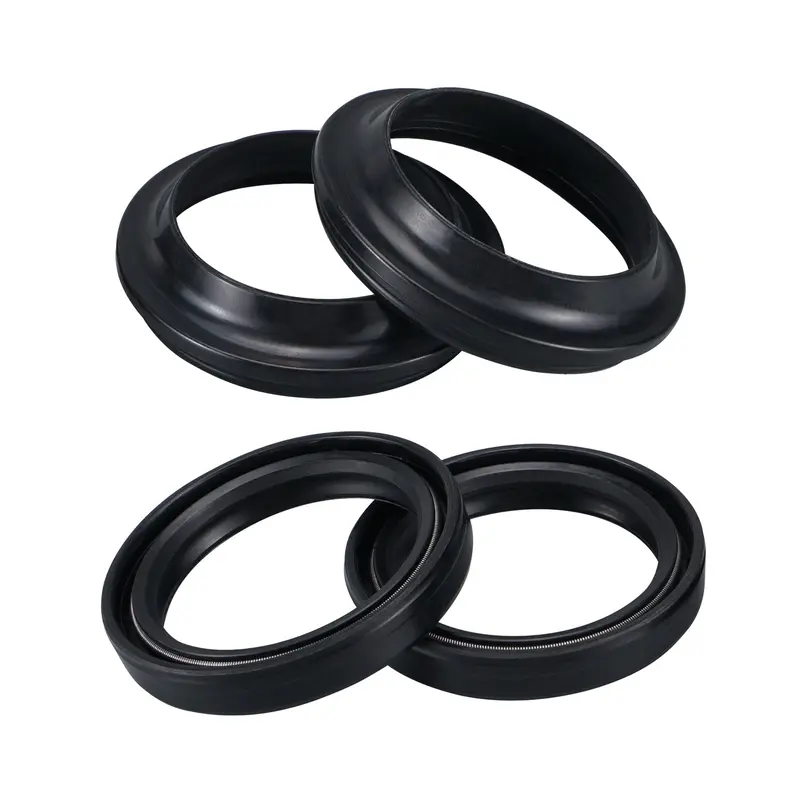 Front Fork Oil Seals Dust Seals Kit For Yamaha Kawasaki Honda Triumph 1