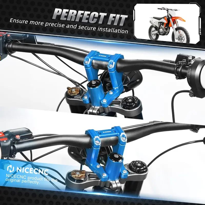 Front Handlebar Bar Riser Mount Bracket For Surron Light Bee X/ S/ L1e Segway X160 X260 3