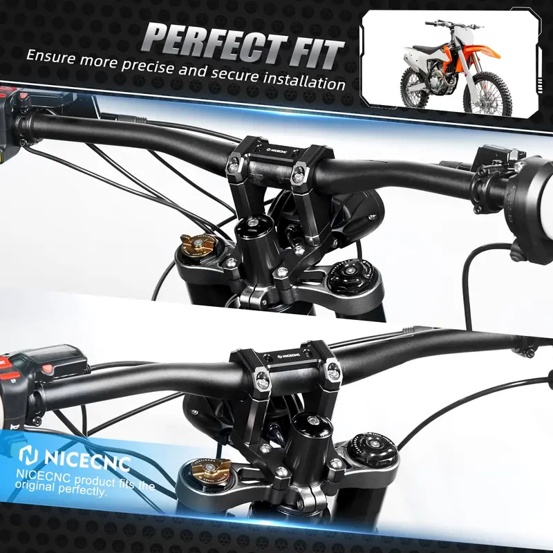 Front Handlebar Bar Riser Mount Bracket For Surron Light Bee X/ S/ L1e Segway X160 X260 4