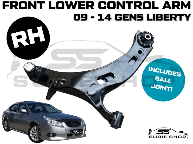 Front Lower Control Arm Bush For 09 - 14 Subaru Liberty Bm Br Gen 5 Right Driver 1