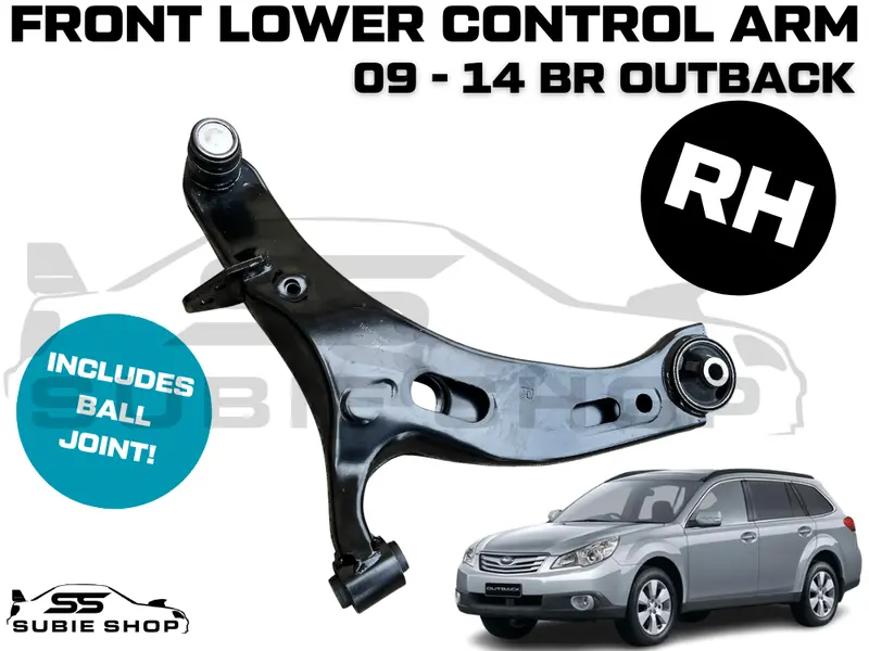 Front Lower Control Arm Right Driver Side Rh Bush For 09 - 14 Subaru Outback Br 1