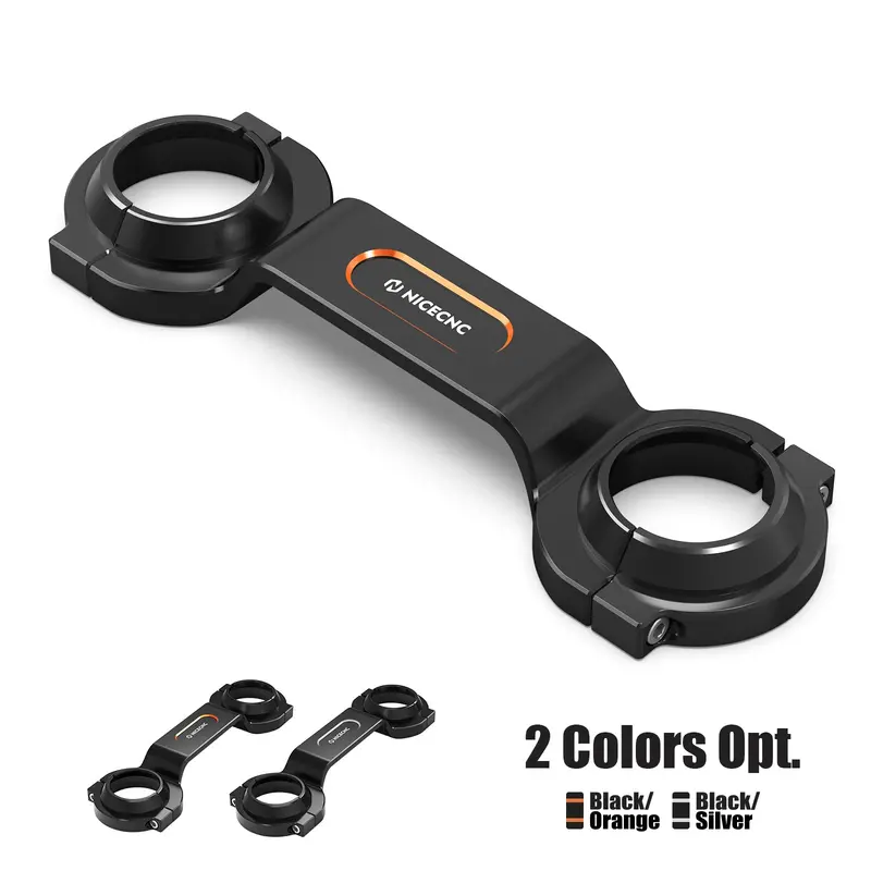 Front Method Fork Brace Stabilizer For Harley Dyna Low Rider Super Glide Wide Glide 1
