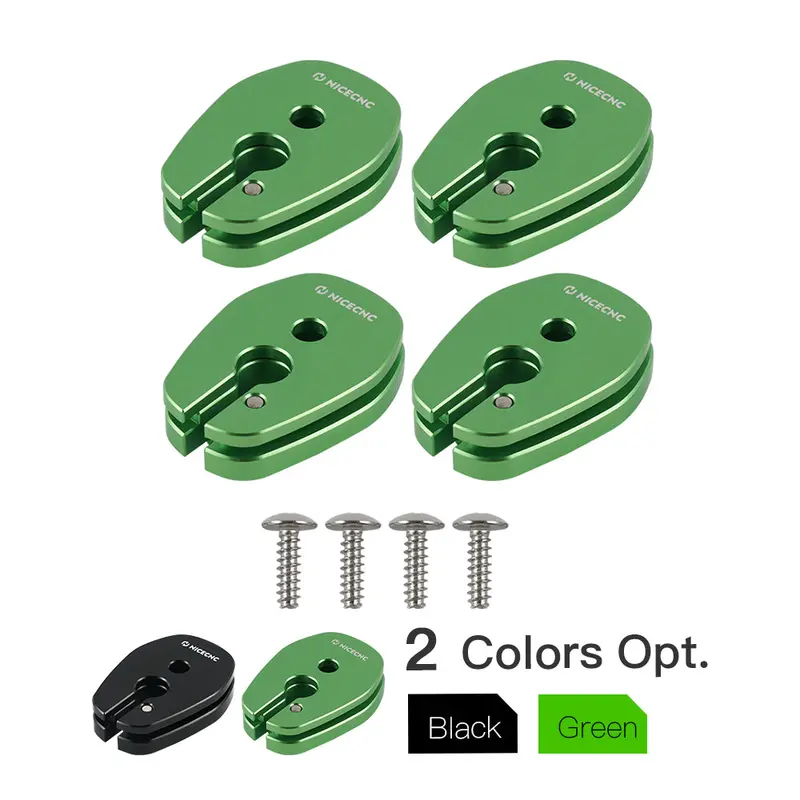 Front Rear Blinker Turn Signal Stalk Elimination Adapters Plates Kit For Kawasaki Klr650 1