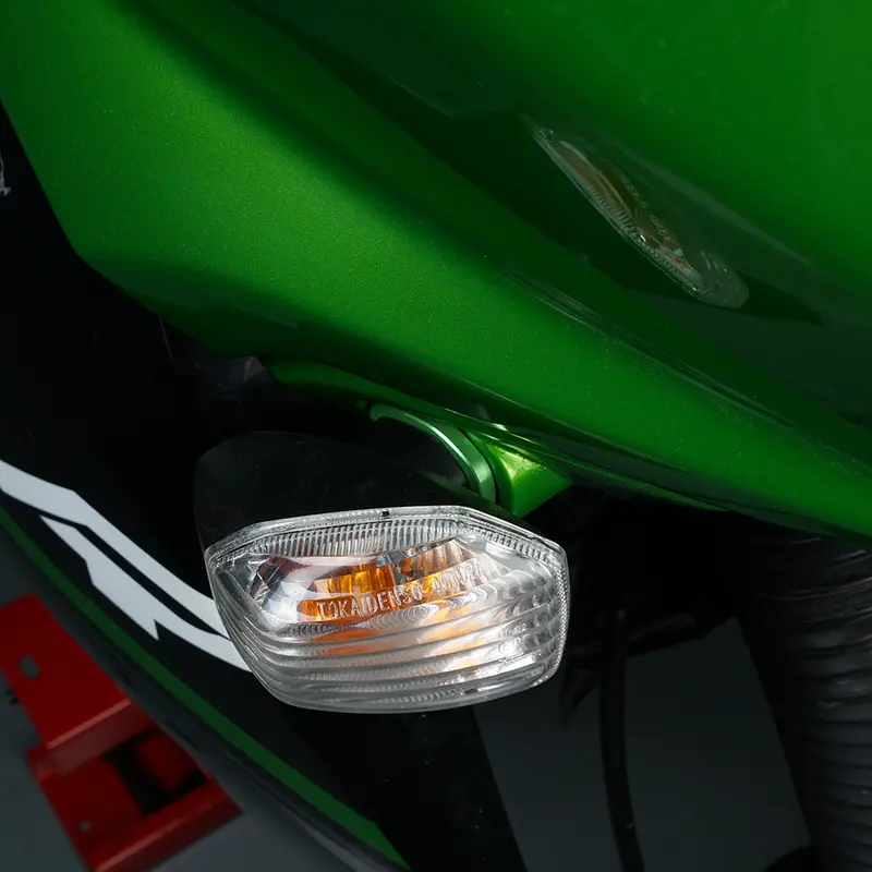 Front Rear Blinker Turn Signal Stalk Elimination Adapters Plates Kit For Kawasaki Klr650 2