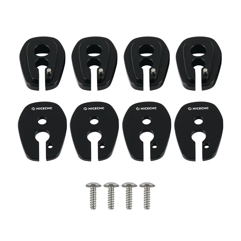 Front Rear Blinker Turn Signal Stalk Elimination Adapters Plates Kit For Kawasaki Klr650 2