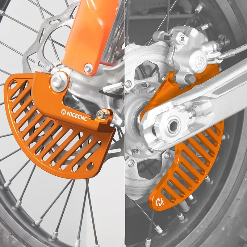 Front Rear Brake Disc Guard Kit For Gas Gas Mc 125 250 Ec Ex 300 350F 450F 3