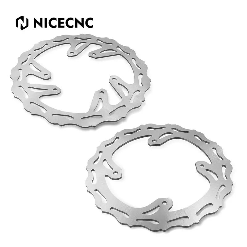 Front Rear Brake Disc Rotor For Honda Crf250r 2004-2014 Crf450r 2002-2014 1