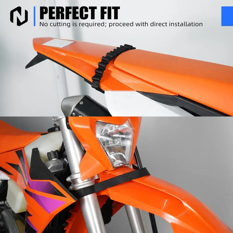 Front Rear Lift Pull Strap Kit For Ktm 350 500 Exc-F 2024-2026 2