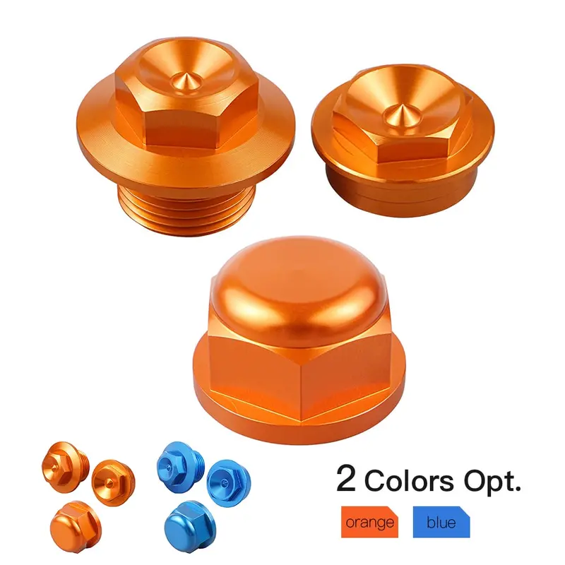Front Rear Wheel Axle Nuts Bolts For Ktm 350 500 Exc-F 2016-2022 1