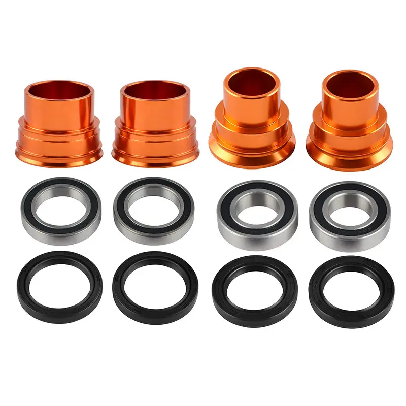 Front Rear Wheel Spacers Beraings Seals For Ktm 350 500 Exc-F 2003-2015 1