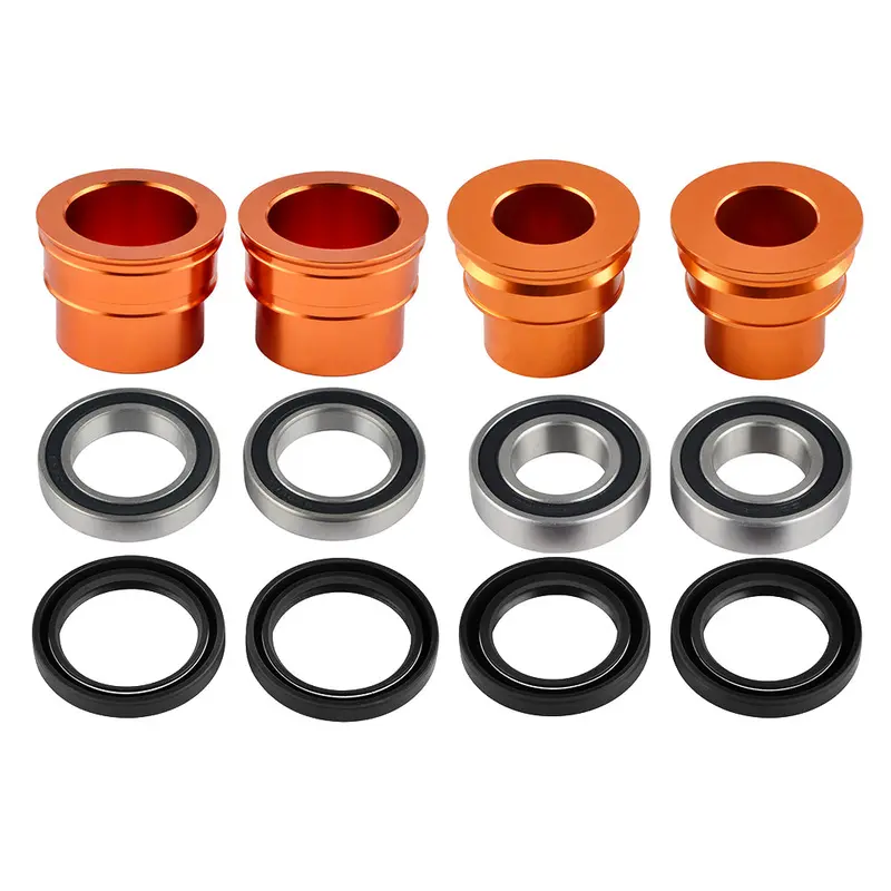 Front Rear Wheel Spacers Beraings Seals For Ktm 350 500 Exc-F 2003-2015 2