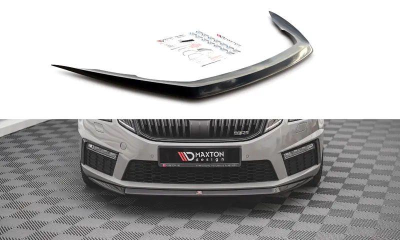 Front Splitter V.1 Skoda Octavia Rs Mk3 Facelift 1