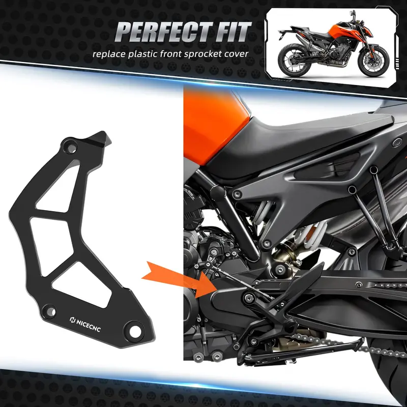Front Sprocket Chain Guard Cover Case Saver For Ktm 790 890 Adventure R Duke 3