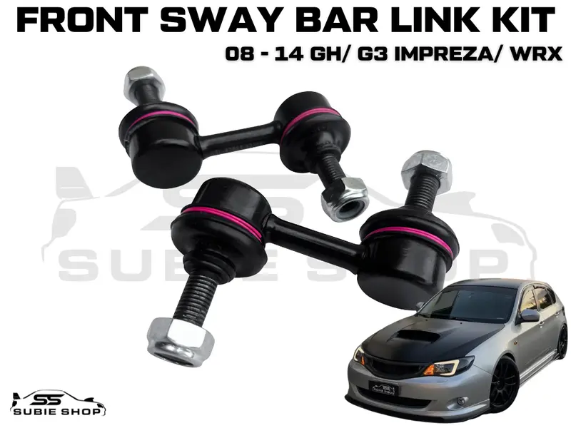 Front Sway Bar Links For 08 - 14 Subaru Gh G3 Impreza Wrx Lh Rh Link Suspension 1