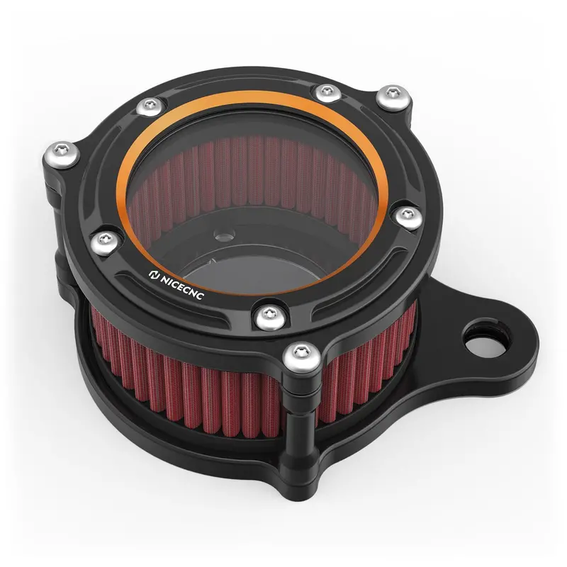 Full Clear Air Cleaner Intake Filter Kit For Harley Sportster 1200 48 Xl Iron 883 Xl883n 1