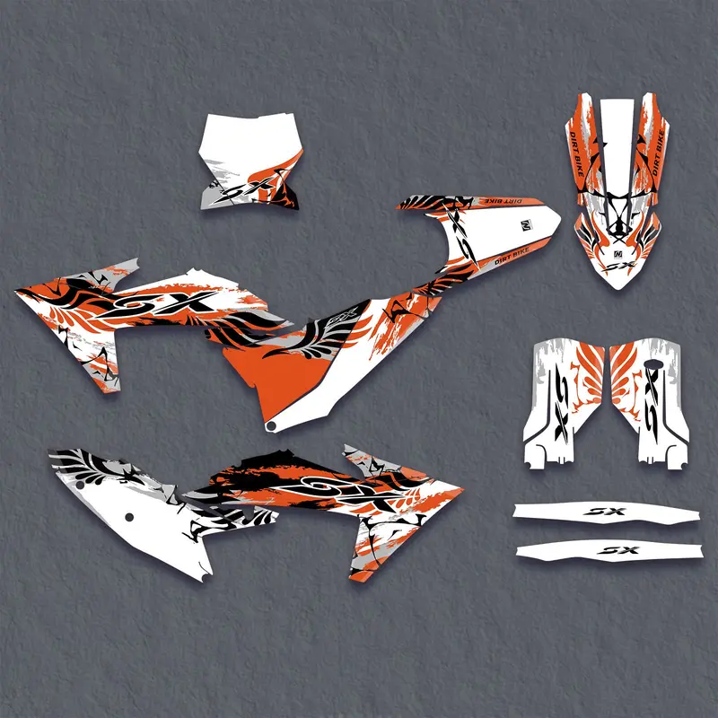 Full Graphics Decals Stickers Kit For Ktm Sx 2023-2025 2