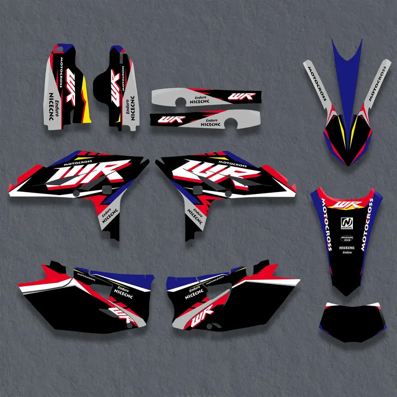 Full Graphics Decals Stickers Kit For Yamaha Wr450f 2012-2015 1