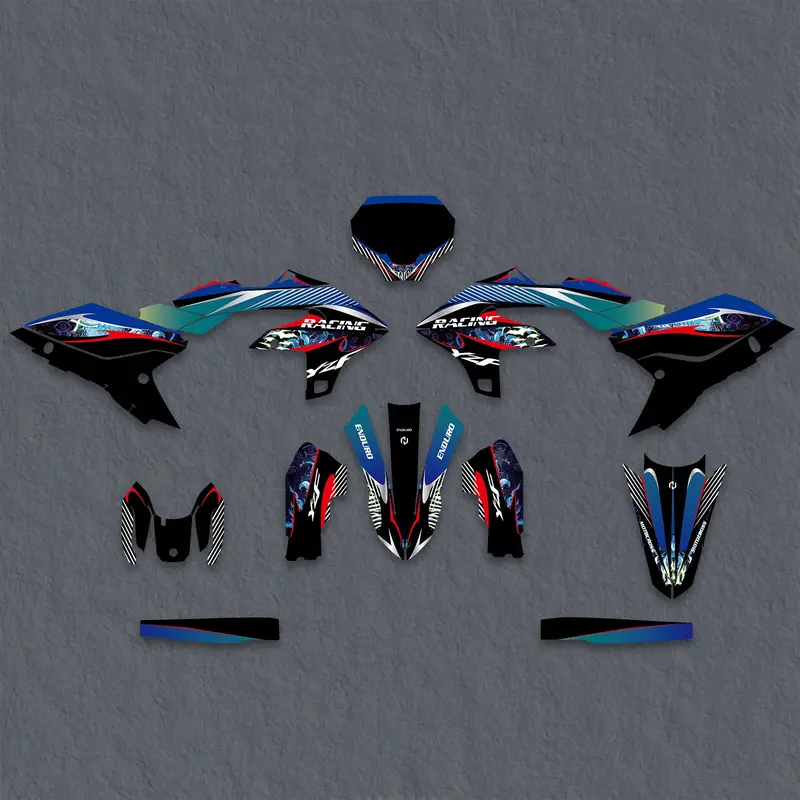 Full Graphics Decals Stickers Kit For Yamaha Yz250f Yz450f 2023-2024 1