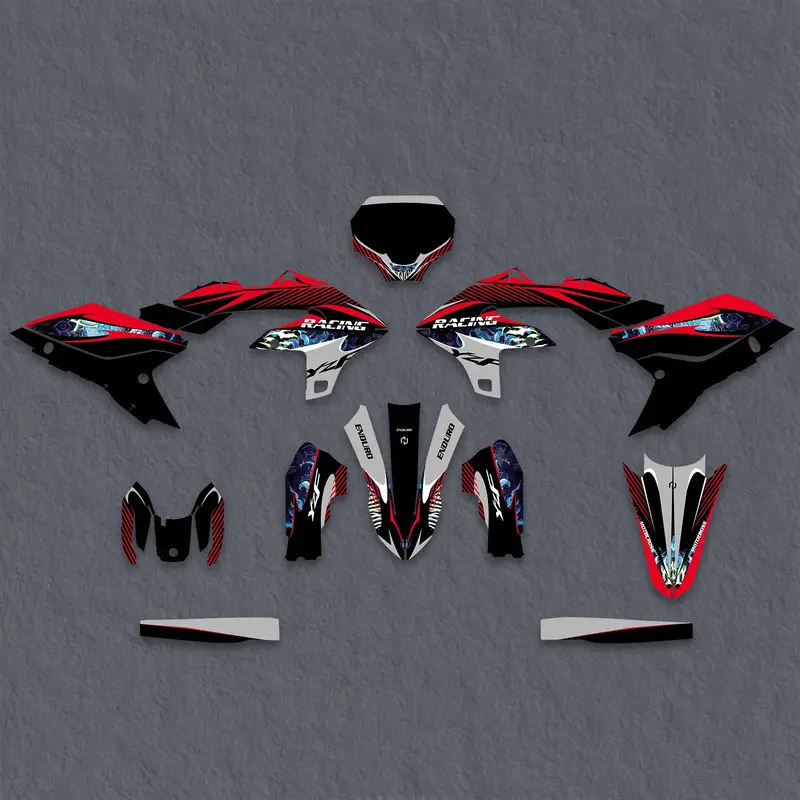 Full Graphics Decals Stickers Kit For Yamaha Yz250f Yz450f 2023-2024 1