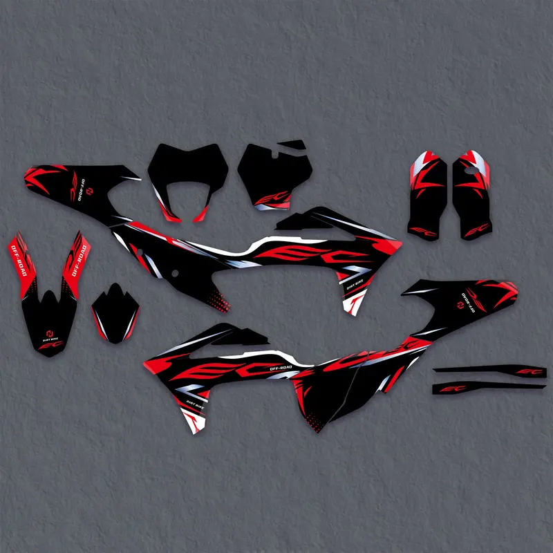 Full Graphics Decals Stickers Set For Gas Gas Ec Enduro 2021-2023 1