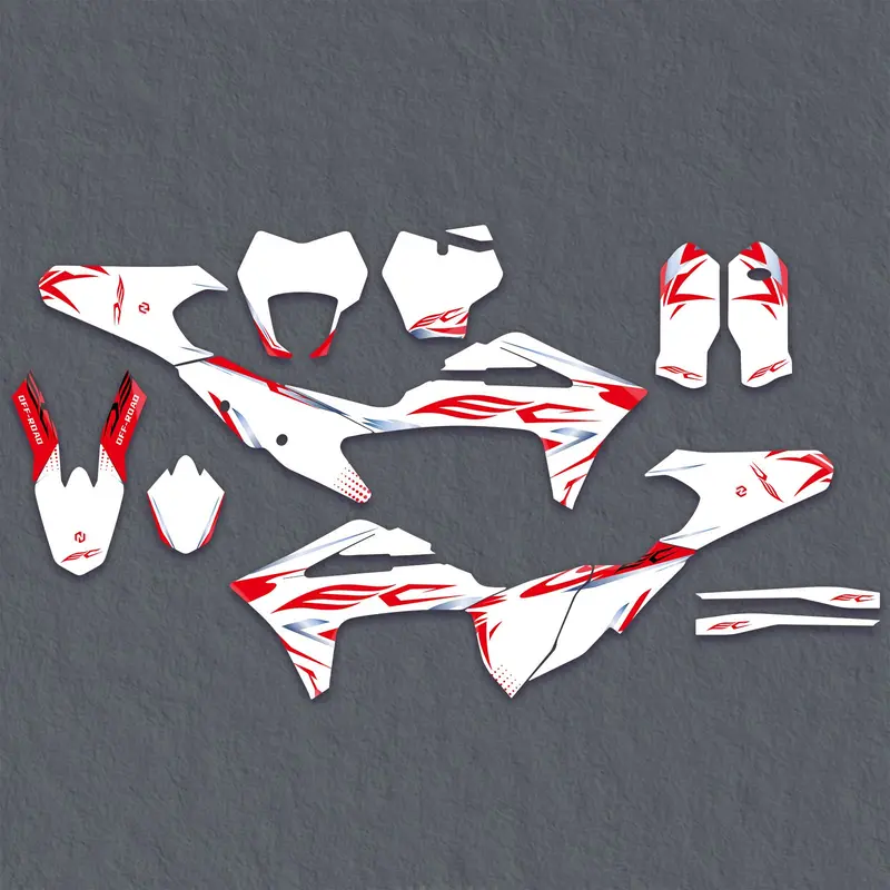 Full Graphics Decals Stickers Set For Gas Gas Ec Enduro 2021-2023 2